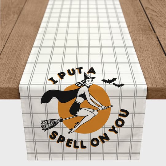 90" Retro Witch Table Runner